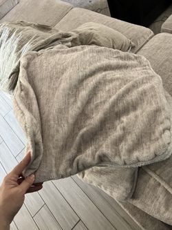 Grey And Darker Grey Pillow Covers