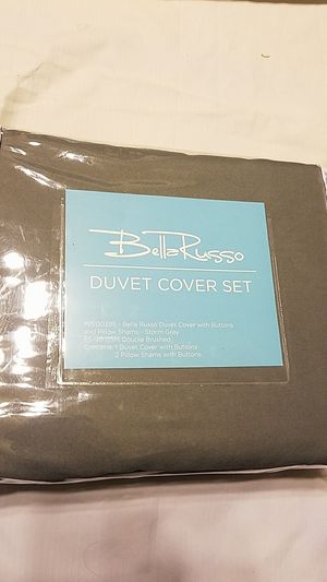 Bella Russo Duvet Cover Set Inv00395 85 90 Gsm Doube Brushed Storm