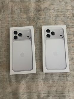 Apple iPhone 17 pro max silver or 17 pro silver unlocked I can come to you now deliver