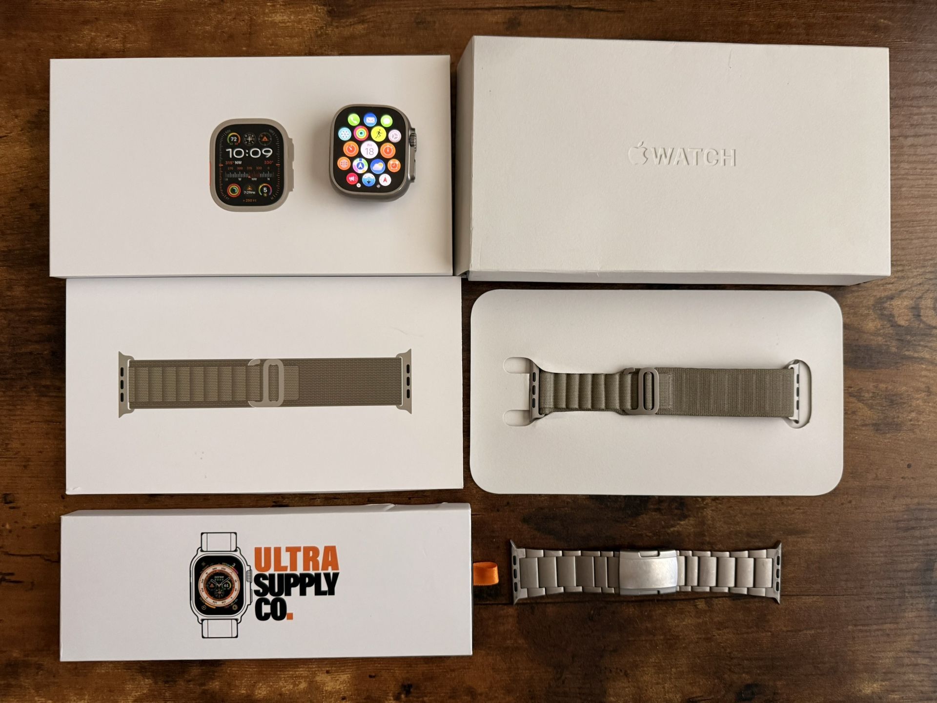 Apple Watch Ultra w/ Titanium Band And Original packaging