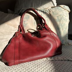 Donald J Pliner Red Satchel