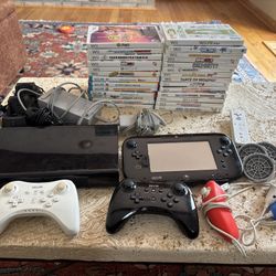 Wii U Bundle Lot With A Ton Of Games