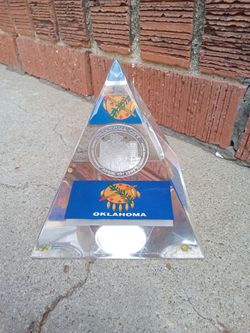 OKLAHOMA CITY BOMBING MEMORIAL 1 OZ SILVER COIN PYRAMID