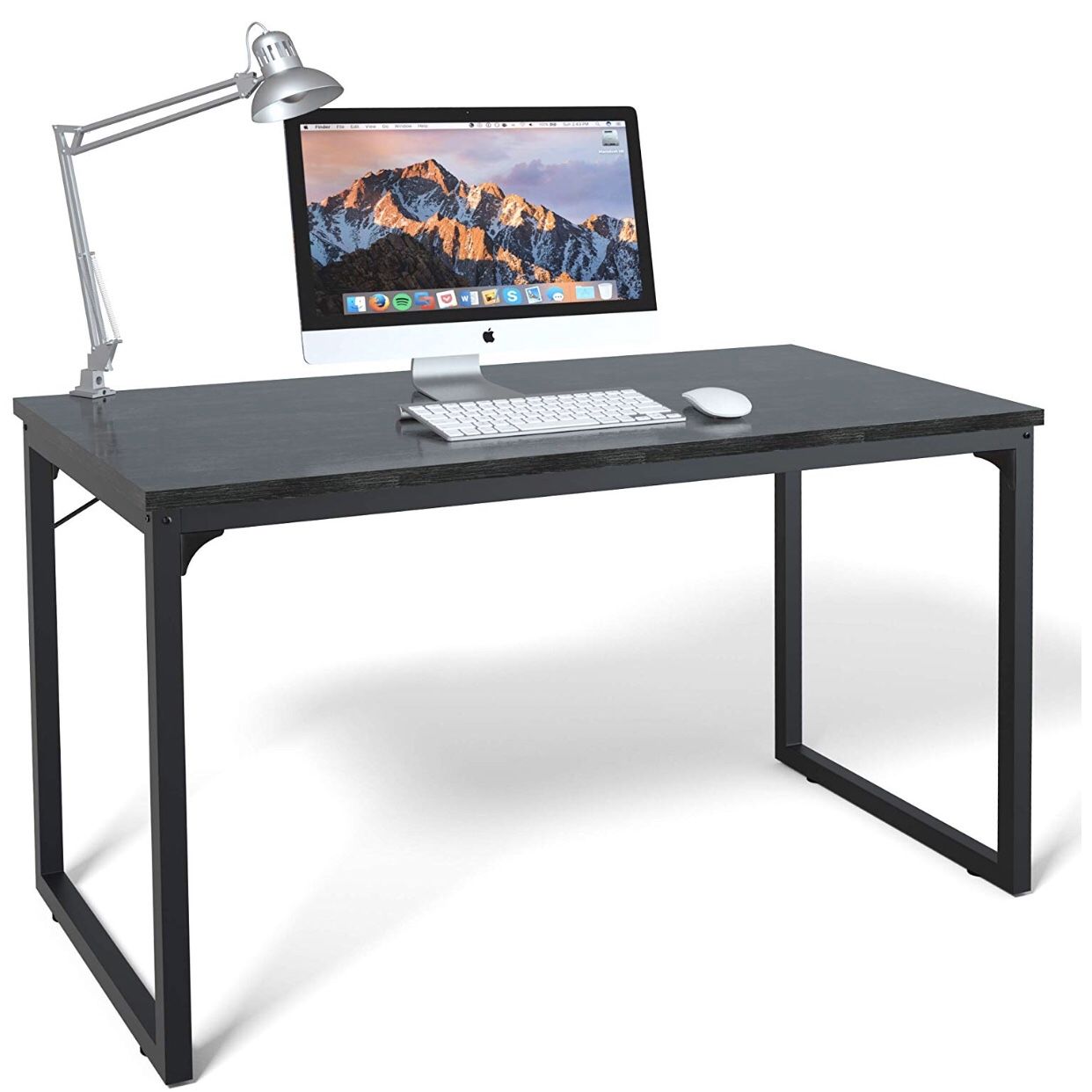 NEW Computer Desk 47", Modern Simple Style Desk for Home Office, Gaming, Sturdy Writing Desk, Coleshome, Black