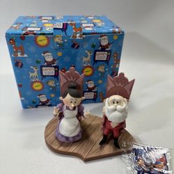 Rudolph & the Island of Misfit Toys Enesco Sitting Santa Have Holly Jolly 875392