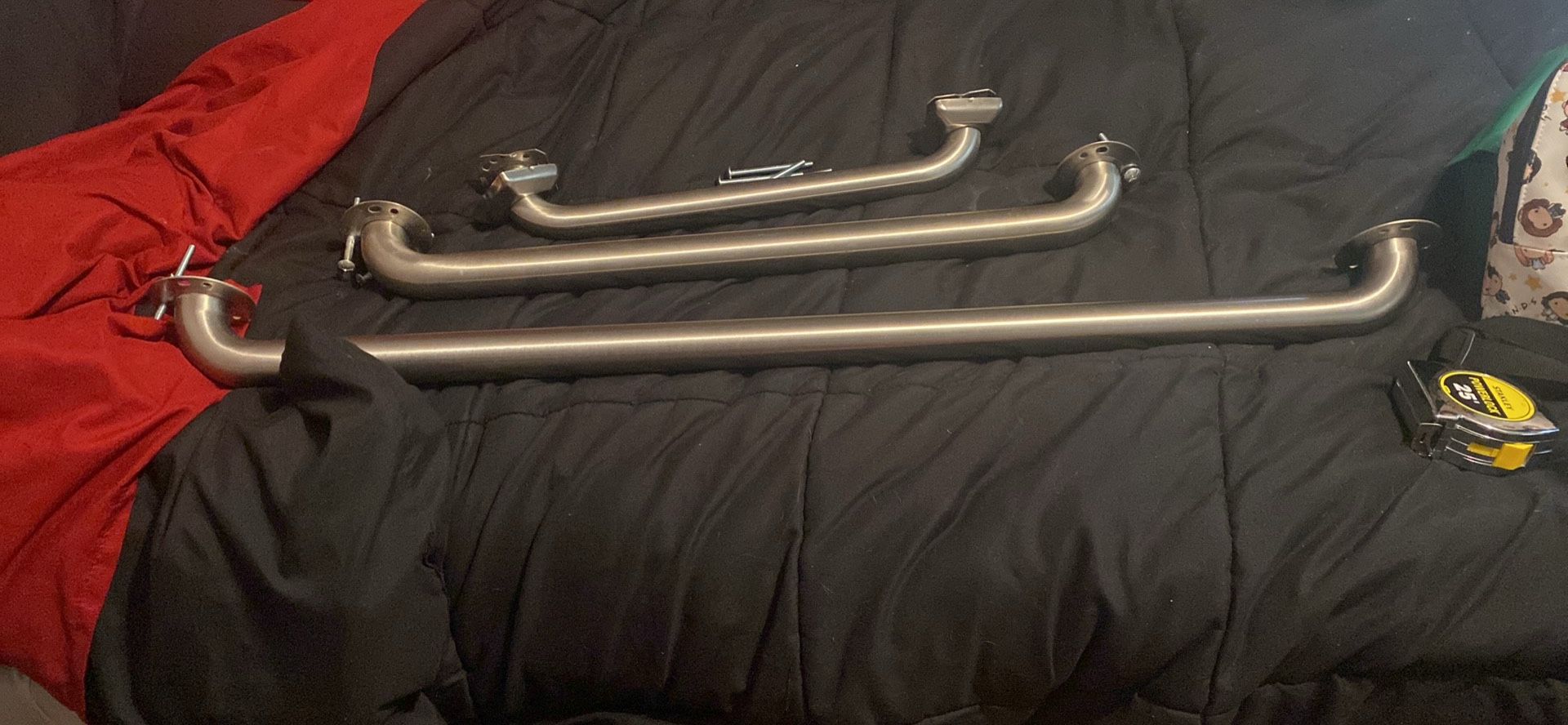 Three Different Size Grab Bars