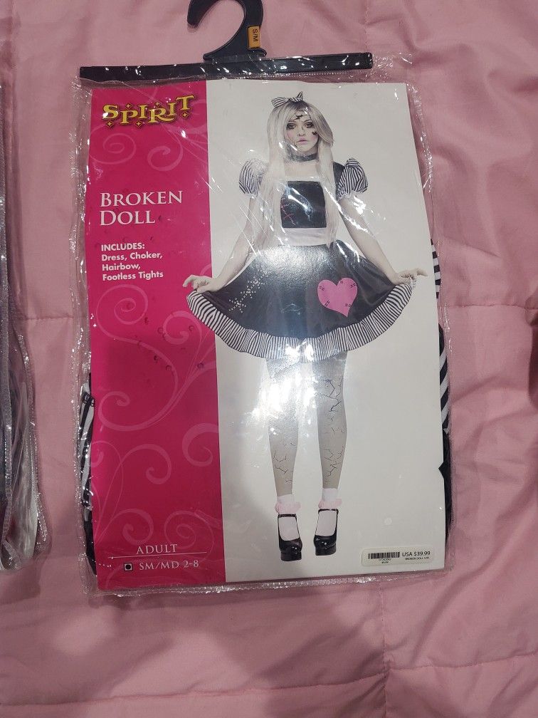 Broken doll costume
