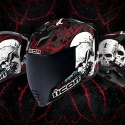 Icon Airflite Skull Helmet 