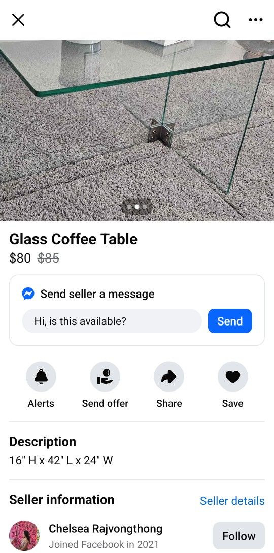 Glass Coffee Table