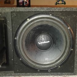 Rockford Fosgate R1S412 12 Inch Car Subwoofer 300 Watts