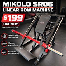 Linear Row Machine - Gym Equipment