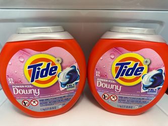 Tide Power Pods Downy detergent 25 XL 2 x $22