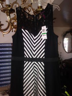Cute black & white dress
