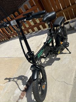 16"×3.0 Fat Tire Folding Electric Bicycle 500W Motor