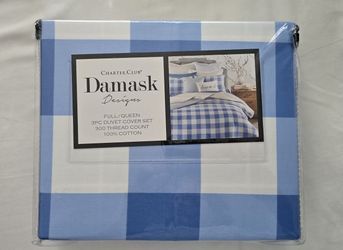 Full/Queen 3pc Duvet Cover  Set  300 tread Count 100%cotton