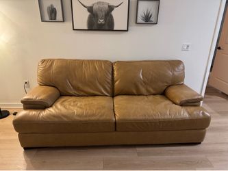 Free Faux Leather Couch