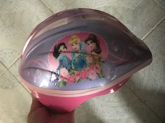 Like New girls princess bike helmet