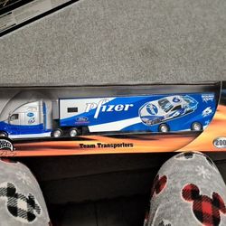 2 trailer 1/64 scale hot wheels about 12 inches long  each