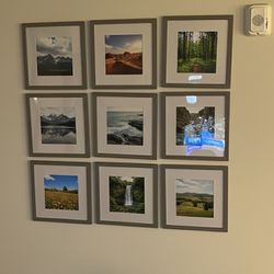 9 Wall Gallery (gray) Frames