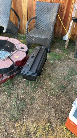 Truck bed lock box
