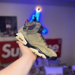Travis Scott Jordan 6 Olive Size 12
