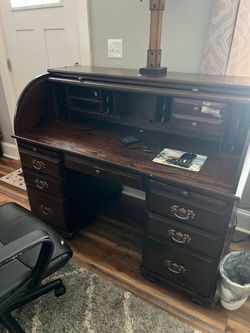 Desk and chair