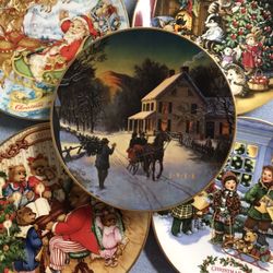Avon Holiday Plate Collection 