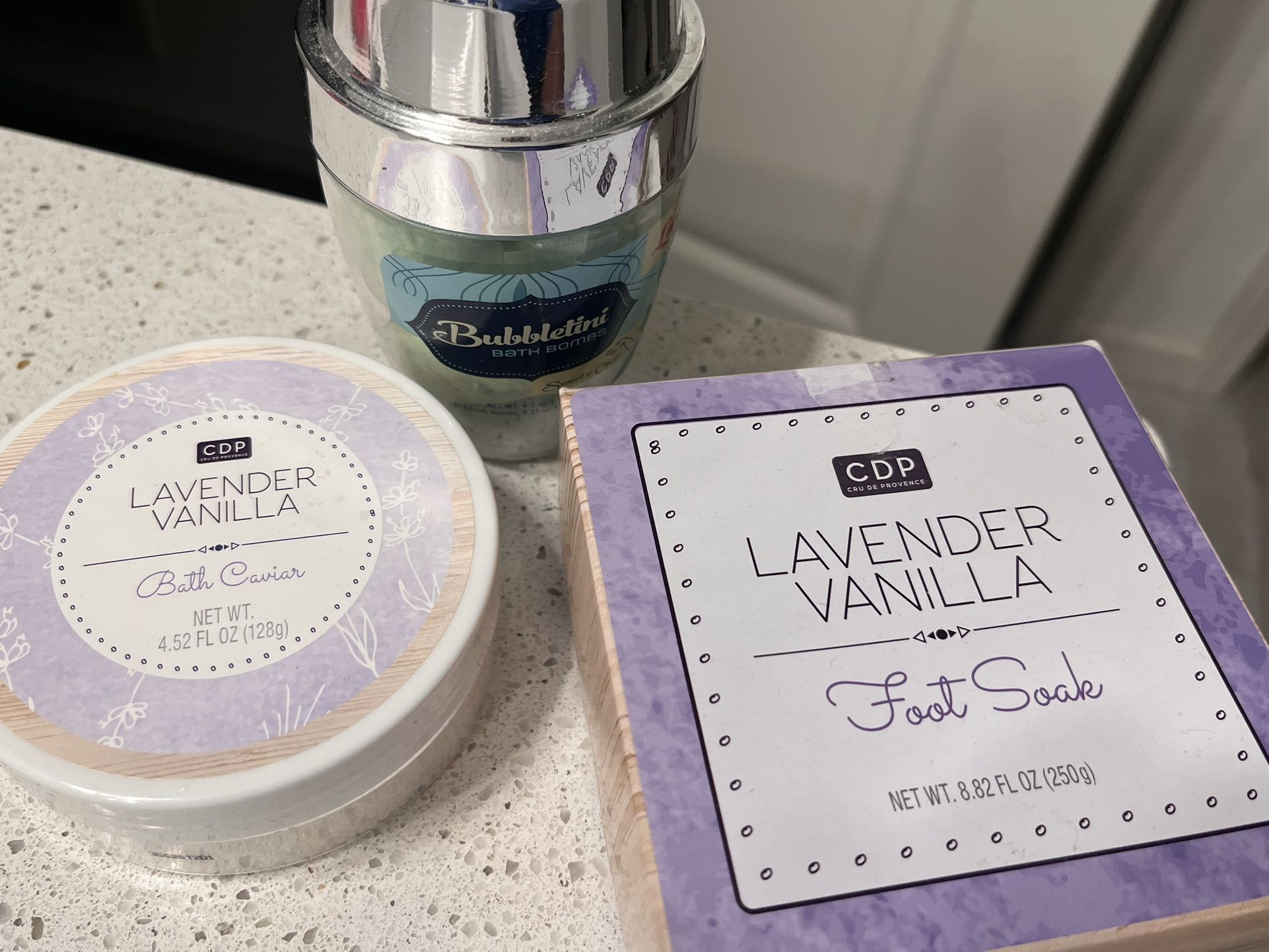 Bath Caviar, Bombs, And Foot Soak
