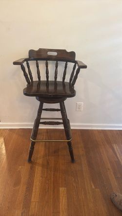Vintage pub style bar stool
