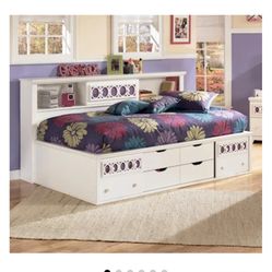 Twin Bed Bookcase Daybed With Storage