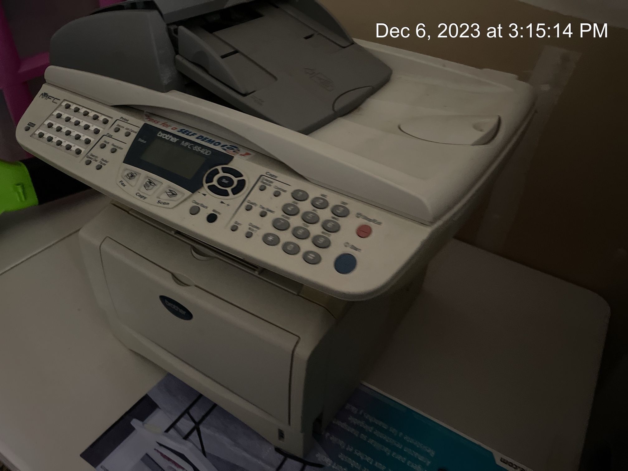 Brother, Printer, Fax, Scan