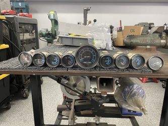 Set Of Gauges From Boat