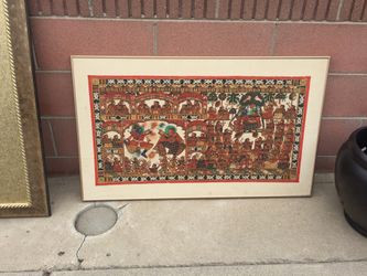 Phad - Hindu (India) painting frame not included only art
