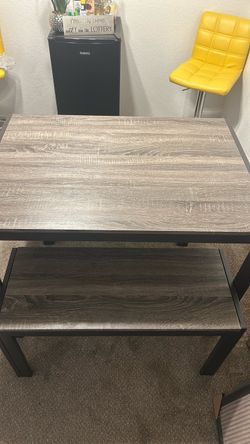 Dining Table with Bench Set