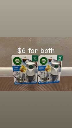 Air Wick Fresh Linen Plug-In Starter Kit – 2 Pack
