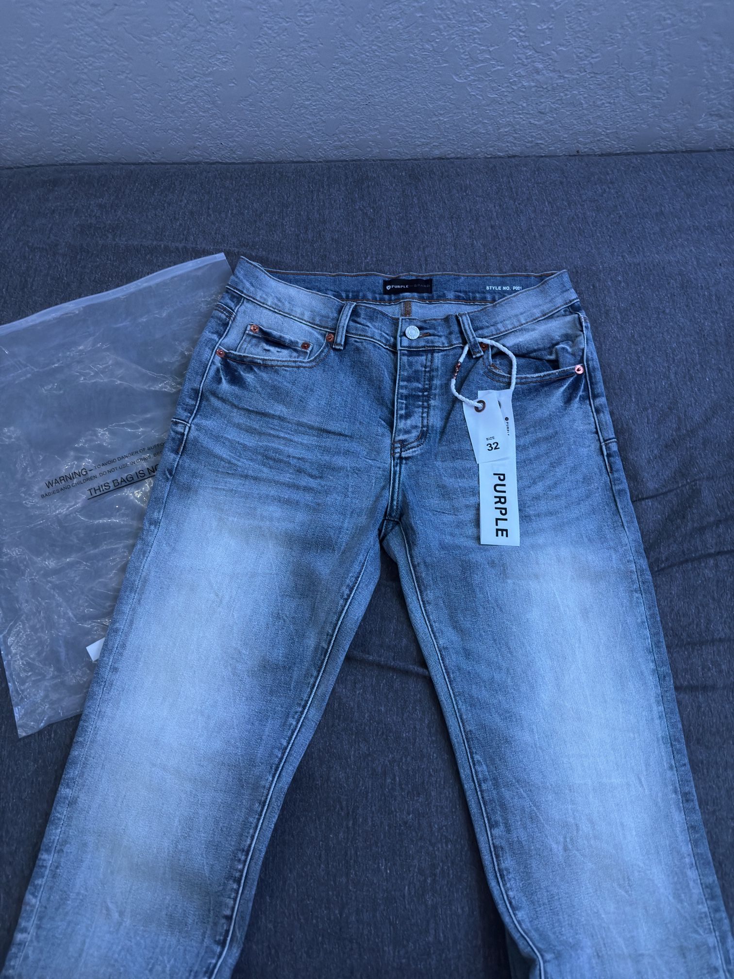 purple jeans size 32 