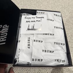 🇺🇸 Trump “FIGHT FIGHT FIGHT” High-Tops Sneakers SIZE 13 In Hand