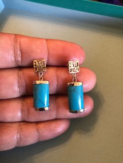 Turquoise earrings