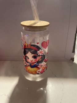Snow White Libby Glass Cup