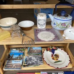 $5 EACH- Antique & Collectible Dishes, Plates, Books, Pictures, Glass & More! $5 Each