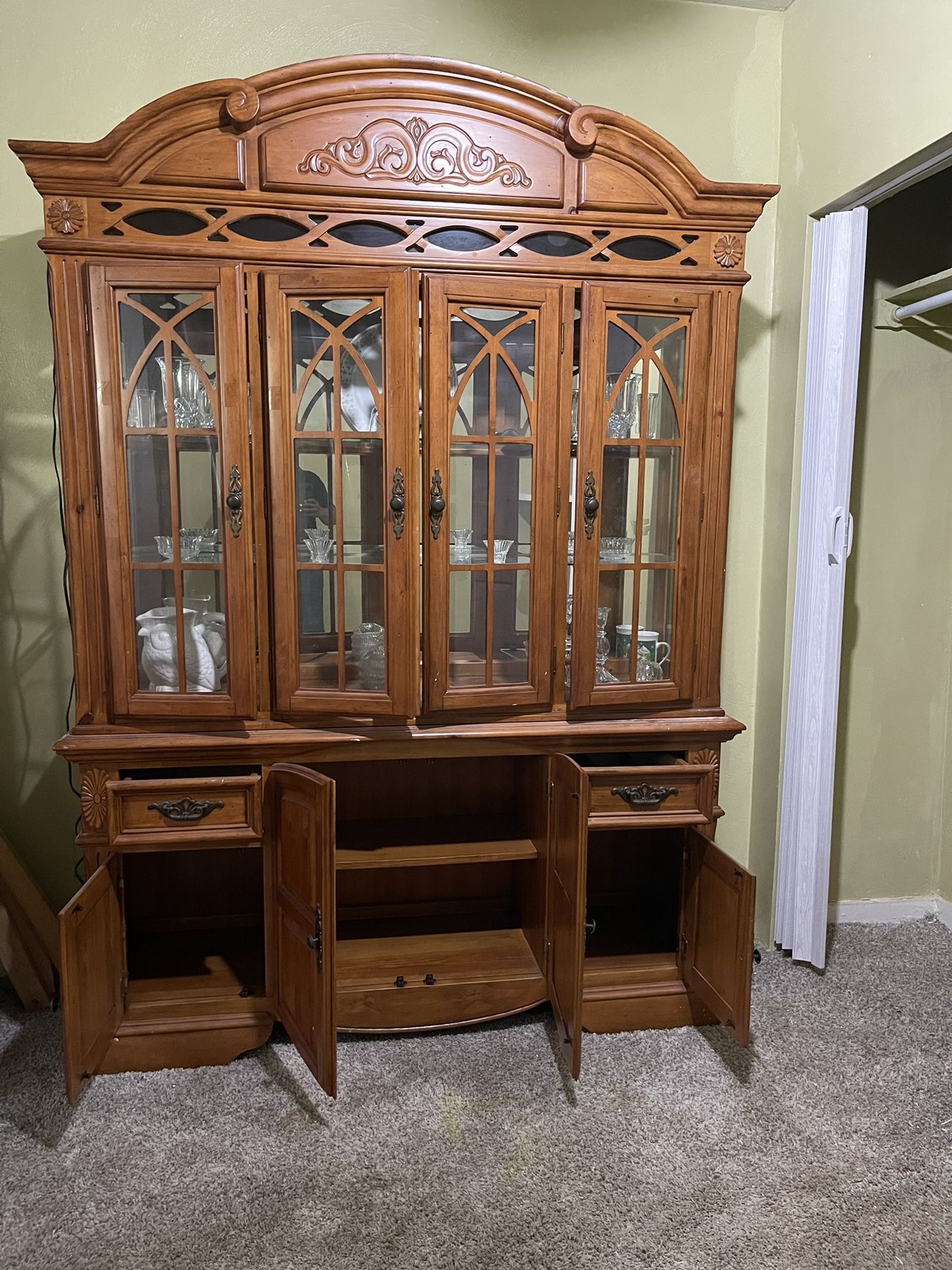 Price Lowered! CHINA CABINET MUST GO!