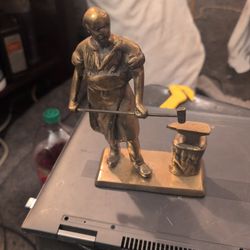Brass Blacksmith Sculpture