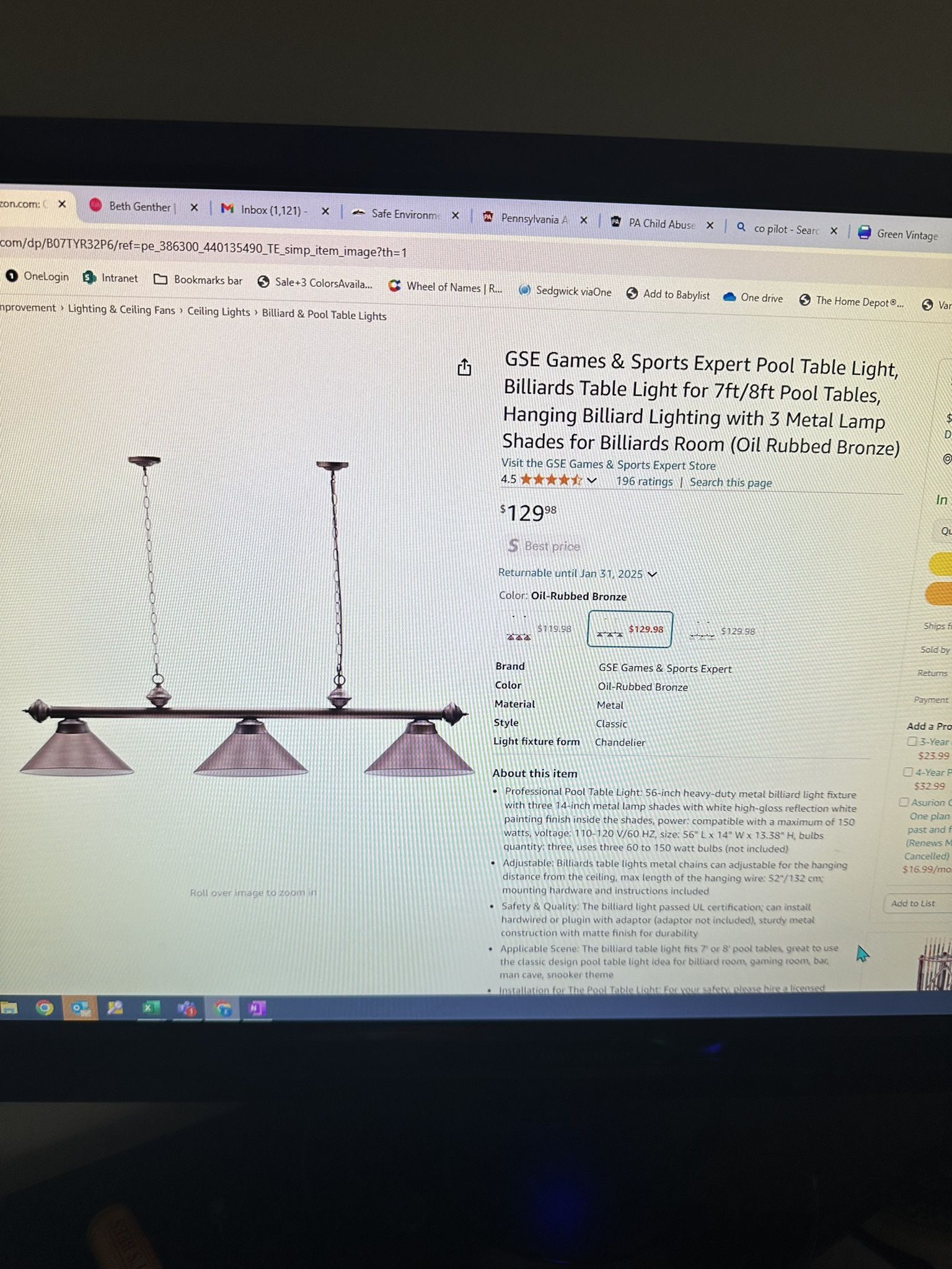 Ceiling light