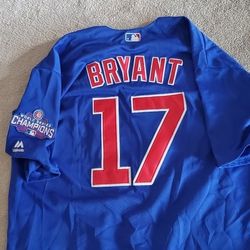 KRIS BRYANT JERSEY XXL NEW
