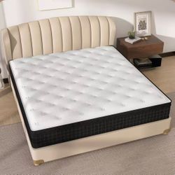 KING MATTRESS - 12 Inch Hybrid Memory Foam Mattress