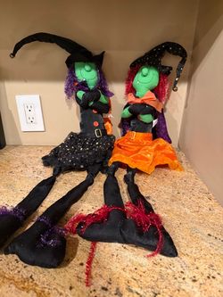 witch plush decoration