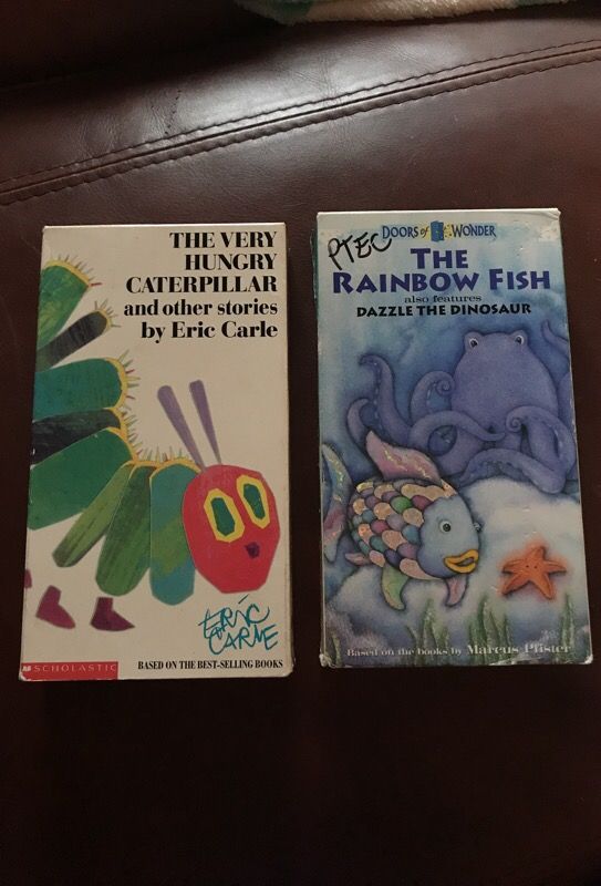 Very Hungry Caterpillar & Rainbow Fish VHS