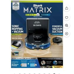 Shark Matrix Self Empty Robot Vacuum And Mop, Bagless