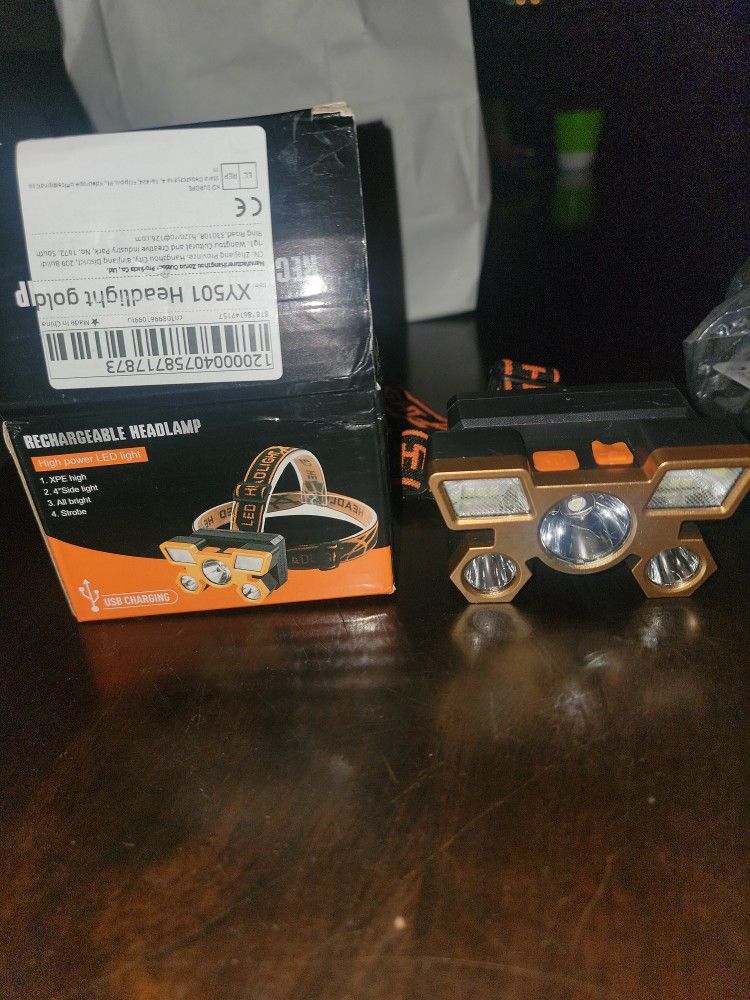 RECHARGABLE HEADLAMP NEW