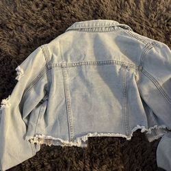 Light wash denim jacket